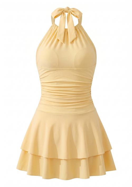 Butter Yellow Swimdress